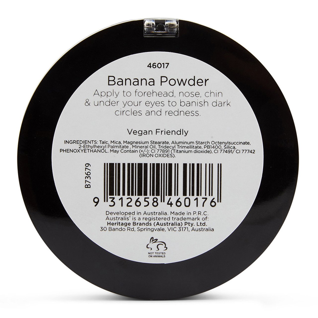 australis cosmetics banana powder