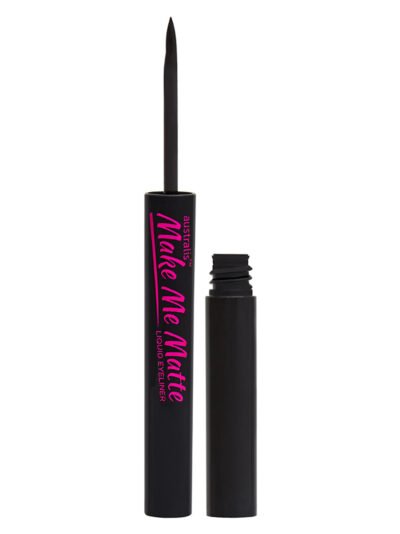 australis cosmetics make me matte liquid eyeliner open with lid