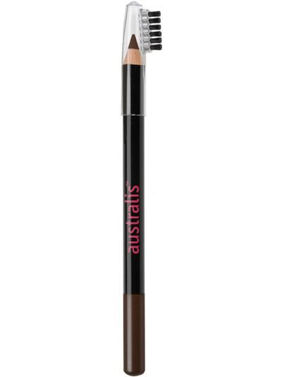 australis cosmetics makeup eye brow pencil dark brown