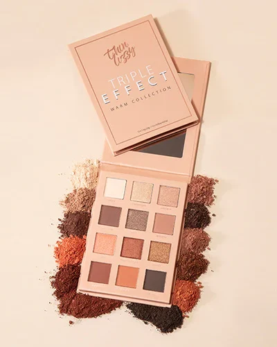 ThinLizzy TripleEffectEyeshadow WarmCollectionPalette beb aa c ac