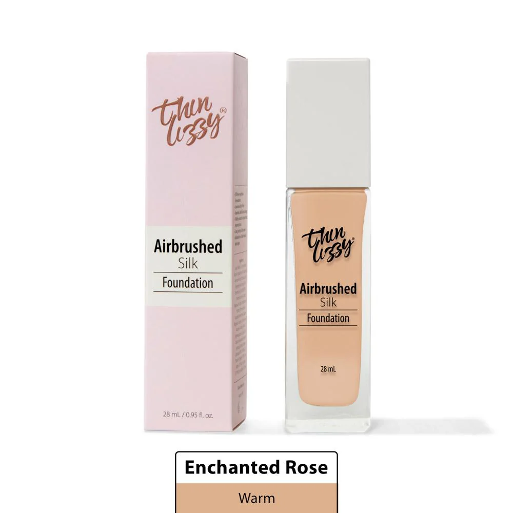 Thin Lizzy Airbrushed Silk Foundation Enchanted Rose x fe cb db b dafe x